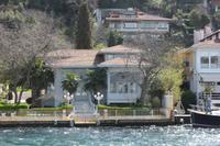 Während Bootsfahrt auf dem Bosporus