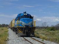 Erster und einziger Zug, der von uns in Namibia gesehen wurde