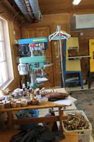 die Werkstatt auf der Rentierfarm