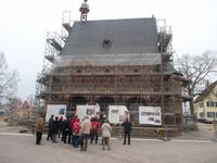 Leider ist die Lorscher Torhalle eingerüstet