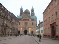Der Dom zu Speyer von der Altstadt