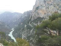 der Verdon in seiner Schlucht 