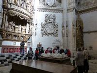 Burgos - Gruppe in Condestables-Kapelle in Kathedrale