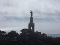 Die 37 Meter hohe Christusstatue ist weithin sichtbar