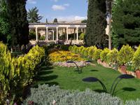 das Mausoleum von Hafiz in Shiraz