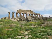 Tempelfragmente in Akropolis