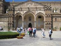 Hauptportal vom Dom zu Palermo