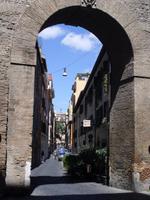 ... auf dem Weg vom Petersplatz zur Engelsburg ...