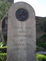 Grab von August Goethe (Sohn von J. W. v. Goethe)