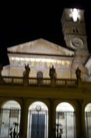 Abendlicher Spaziergang in Trastevere (Kirche Santa Maria in Trastevere)
