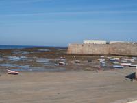 Cadiz bei Ebbe