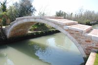 Teufelsbrücke auf Torcello eine der zwei Brücken ohne Geländer