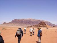 Spaziergang zur roten Düne