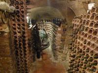 im etruskisch-mittelalterlichen Keller in Orvieto