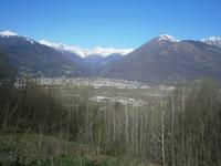 Ausblick auf das Monte Rosa Gebirge 