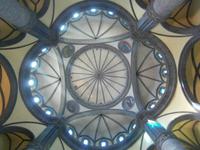 Kuppel in der neuen Wallfahrtskirche in Re