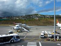 Betrieb auf dem Flughafen Santa Catarina