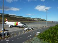 Betrieb auf dem Flughafen Santa Catarina