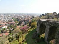 Blick auf Bergamo