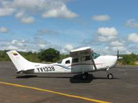 Cessna für Überflug über dem Angel Fall