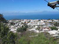 Capri Auffahrt Monte Solaro - Blick Insel Ischia