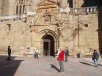 Gleich geht es in die Kathedrale Astorga hinein