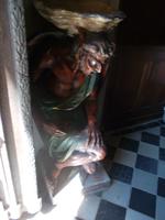 Der Teufel (Baphomet) in der Dorfkirche von Rennes-le-Chateau