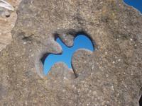 Die Taube ist das Wahrzeichen des Katharerlandes