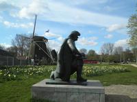 Rembrandt vor Windmühle in Amstelveen