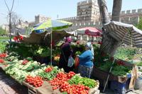 an der historischen Stadtmauer