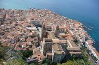 Cefalu Blick vom Rocca di Cefalu