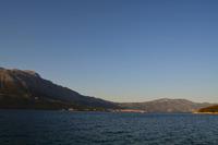 164 Abendstimmung mit Orebic, Berg Heiliger Ilja und Kapuzinerkloster