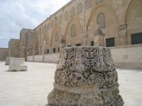 an der Al Aqksa-Moschee