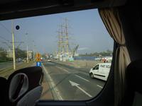 Segelschulschiff im Hafen von Stettin
