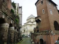 Blick auf die Synagoge  Rom 2013