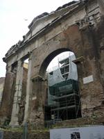 Tempel im jüdischen Stadtteil Rom 2013
