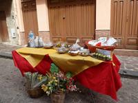 Probiertisch der Bäckerei