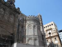 hintere Teil der Kathedrale in Palermo