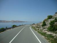 Blick zur Insel Pag