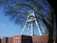 Förderturm auf dem Gelände des Bergbaumuseum