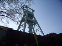 Förderturm auf dem Gelände des Bergbaumuseum