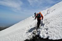 Querung des Schneegrates