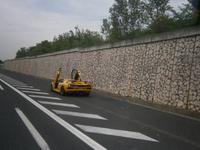 Auch schnelle Autos haben Panne