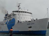 unsere Fähre in Portoferraio