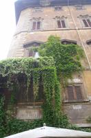 Hausfassade an der Via della Pace