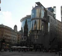 Domplatz- Spiegelbild vom Stephl