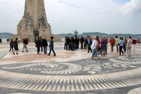 Bodenmosaik am Entdeckerdenkmal in Lissabon