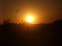 Sonnenuntergang im Mudumu Nationalpark