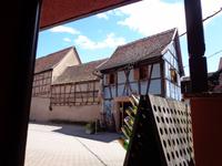 Innenhof des Weingutes Ruhlmann in Dambach la Ville