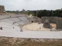 griechisches Theater Syrakus, Umbauten für Aufführungen